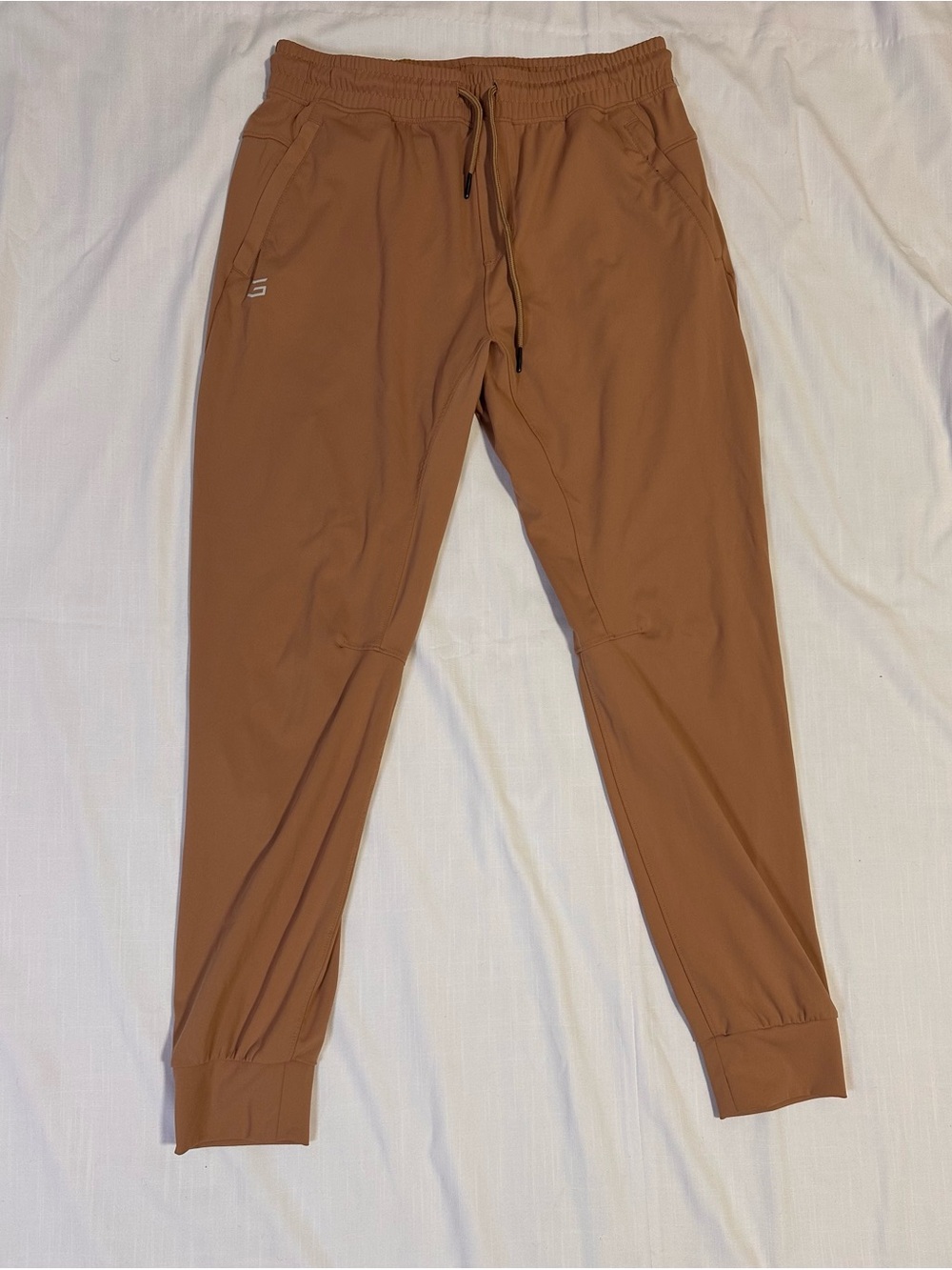 Men's Slim Fit Joggers in Brown - Casual Drawstring Sweatpants